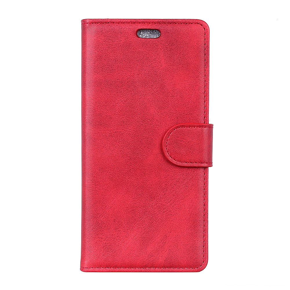 Shop4 - iPhone Xr - Wallet Case Matte Retro Look Rood | Shop4hoesjes