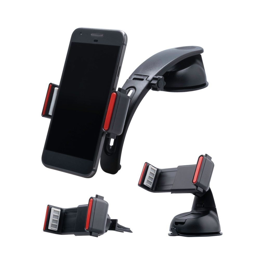 Beukende Flitsend Regeren Shop4 - Universele Telefoonhouder Auto Kit 3 in 1 Dashboard- en  Ventilatiehouder Zwart | Shop4houders